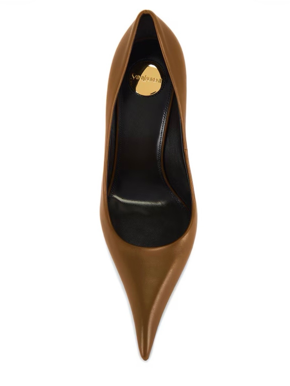SAINT LAURENT ÉLYSÉE 105 PUMPS – DARK MACADAMIA